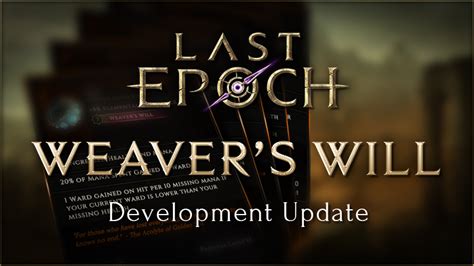 Hello Travelers, I hope you&x27;ve been enjoying your adventures through time in Eterra and the recent additions to end-game. . Twitter last epoch
